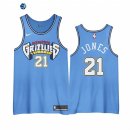 Camisetas NBA Edición ganada Memphis Grizzlies Tyus Jones Azul