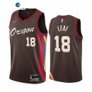 Camisetas NBA de Portland Trail Blazers T.J. Leaf Nike Negro Ciudad 2021-22