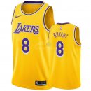 Camisetas NBA de Kobe Bryant Los Angeles Lakers Amarillo Icon