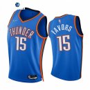 Camisetas NBA de Oklahoma City Thunder Derrick Favors 75th Season Diamante Azul Icon 2021-22