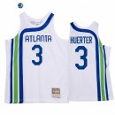 Camisetas NBA Atlanta Hawks NO.3 Kevin Huerter Blanco Throwback 2022