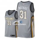 Camisetas NBA de Dakota Mathias Cleveland Cavaliers 17/18 Nike Gris Ciudad