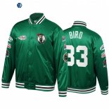 Chaqueta NBA Boston Celtics NO.33 Larry Bird Verde Throwback 2022
