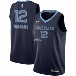Camisetas NBA de Yuta Watanabe Memphis Grizzlies Marino Icon 18/19