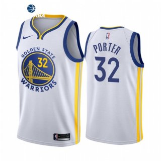 Camisetas NBA de Golden State Warriors Otto Porter Nike Blanco Association 2021
