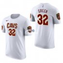 Camisetas NBA de Manga Corta Jeff Green Cleveland Cavaliers Blanco 17/18
