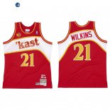 Camisetas NBA Atlanta Hawks Dominique Wilkins BR Remix Kast Rojo Hardwood Classics