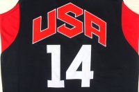 Camisetas NBA de Anthony Davis USA 2012 Negro