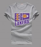 Camisetas NBA Los Angeles Lakers Gris-2
