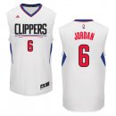 Camisetas NBA de DeAndre Jordan Paul Los Angeles Clippers Blanco
