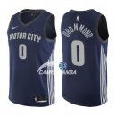 Camisetas NBA de Andre Drummond Detroit Pistons 17/18 Nike Marino Ciudad