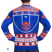 NBA Unisex Ugly Sweater New York Knicks Azul