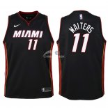 Camisetas de NBA Ninos Miami Heat Dion Waiters Negro Icon 2018