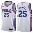 Camisetas NBA de Ben Simmons Philadelphia 76ers Blanco Association 17/18