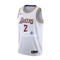 Camisetas NBA de Lonzo Ball Los Angeles Lakers Blanco Association 18/19