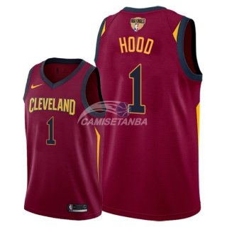 Camisetas NBA Cleveland Cavaliers Rodney Hood 2018 Finales Rojo Icon Parche