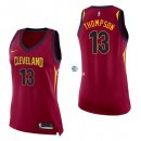 Camisetas NBA Mujer Tristan Thompson Cleveland Cavaliers Rojo Icon 17/18