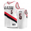 Camisetas NBA Ninos Rodney Hood Portland Trail Blazers Blanco Icon 2018/19