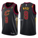 Camisetas NBA de Dwyane Wade Cleveland Cavaliers 17/18 Negro
