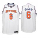Camisetas de NBA Ninos New York Knicks Kristaps Porzingis Blanco Statement 2018