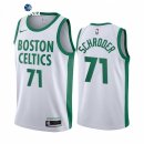 Camisetas NBA de Boston Celtics Dennis Schroder Nike Blanco Ciudad 2021-22