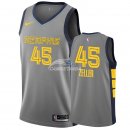 Camisetas NBA de Tyler Zeller Memphis Grizzlies Gris Ciudad 18/19