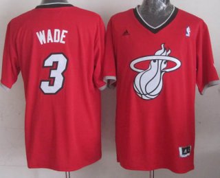 Camisetas NBA Miami Heat 2013 Navidad Wade Rojo