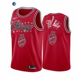 Camisetas NBA 2020 Navidad Chicago Bulls Coby White Rojo