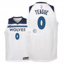 Camisetas de NBA Ninos Minnesota Timberwolves Jeff Teague Blanco Association 2018