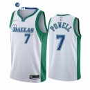 Camisetas NBA de Dallas Mavericks Dwight Powell Nike Blanco Ciudad 2021-22