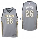 Camiseta NBA Ninos Cleveland Cavaliers Kyle Korver Nike Gris Ciudad 17/18