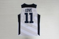 Camisetas NBA de Kevin Love USA 2012 Blanco