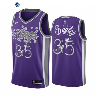 Camisetas NBA 2020 Navidad Sacramento Kings Marvin Bagley III Purpura