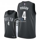 Camisetas NBA de Theo Pinson Brooklyn Nets Negro Statement 2018