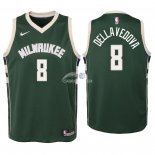 Camisetas de NBA Ninos Milwaukee Bucks Matthew Dellavedova Verde Icon 2018