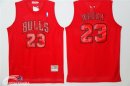 Camisetas NBA de Michael Jordan Chicago Bulls Rojo Malla