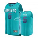 Camisetas de NBA Ninos Shelvin Mack Charlotte Hornets Azul Icon