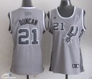 Camisetas NBA Mujer Tim Duncan San Antonio Spurs Negro