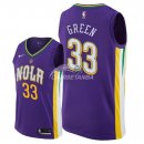 Camisetas NBA de Garlon Green New Orleans Pelicans Nike Púrpura Ciudad 2018