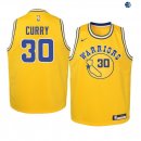 Camisetas de NBA Ninos Golden State Warriors Stephen Curry Oro Hardwood Classics 19/20