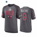 T Shirt NBA Chicago Bulls NO.9 Nikola Vucevic Gris 2022