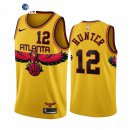 Camisetas NBA Atlanta Hawks De'andre Hunter Oro Ciudad Throwback 2021-22