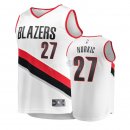 Camisetas NBA Ninos Jusuf Nurkic Portland Trail Blazers Blanco Icon 2018/19