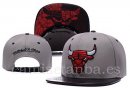 Snapbacks Caps NBA De Chicago Bulls Gris Rojo Púrpura