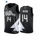 Camisetas NBA Nike Los Angeles Clippers NO.14 Terance Mann Negro Statement 2022-23