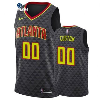 Camisetas NBA Atlanta Hawks Personalizada Negro Icon 2020