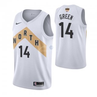 Camisetas NBA Toronto Raptors Danny Green 2019 Finales Blanco Ciudad