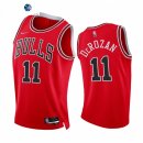 Camisetas NBA de Chicago Bulls DeMar DeRozan 75th Season Diamante Rojo Icon 2021-22