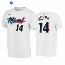 T-Shirt NBA Miami Heat Tyler Herro Blanco Ciudad 2020-21