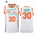 Camisetas NBA Golden State Warriors NO.33 Stephen Curry Blanco Throwback 2022